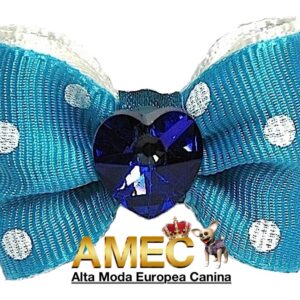 Lazo Celeste Corazon Azul