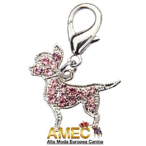 Colgante Chihuahua Rosa
