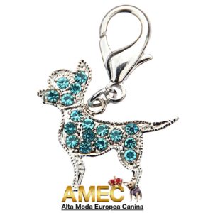 Colgante Chihuahua Azul